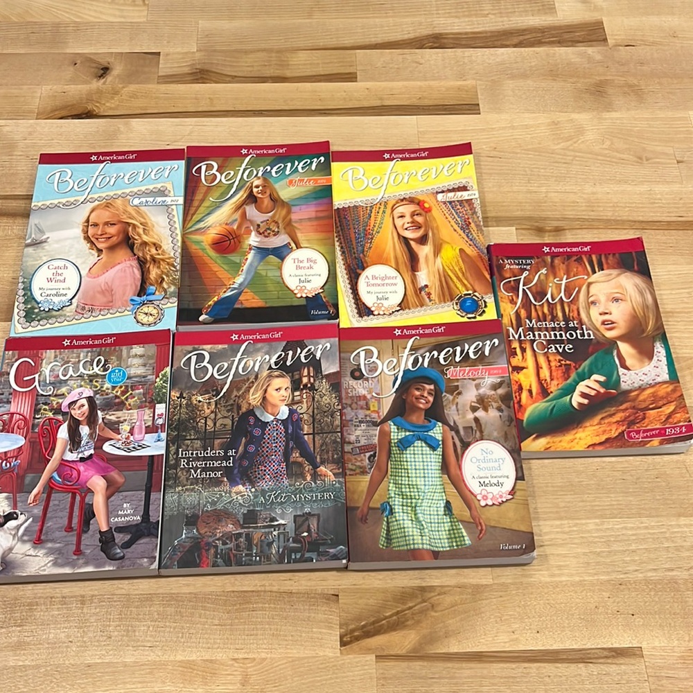 Bundle Lot of 7 American Girls Collection Books 8+